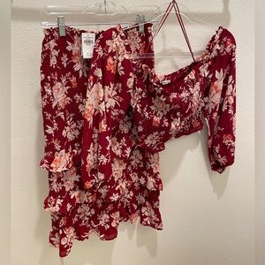 NEW! Abercrombie Women’s Set, Crop-top & Skirt- Size Medium ❤️